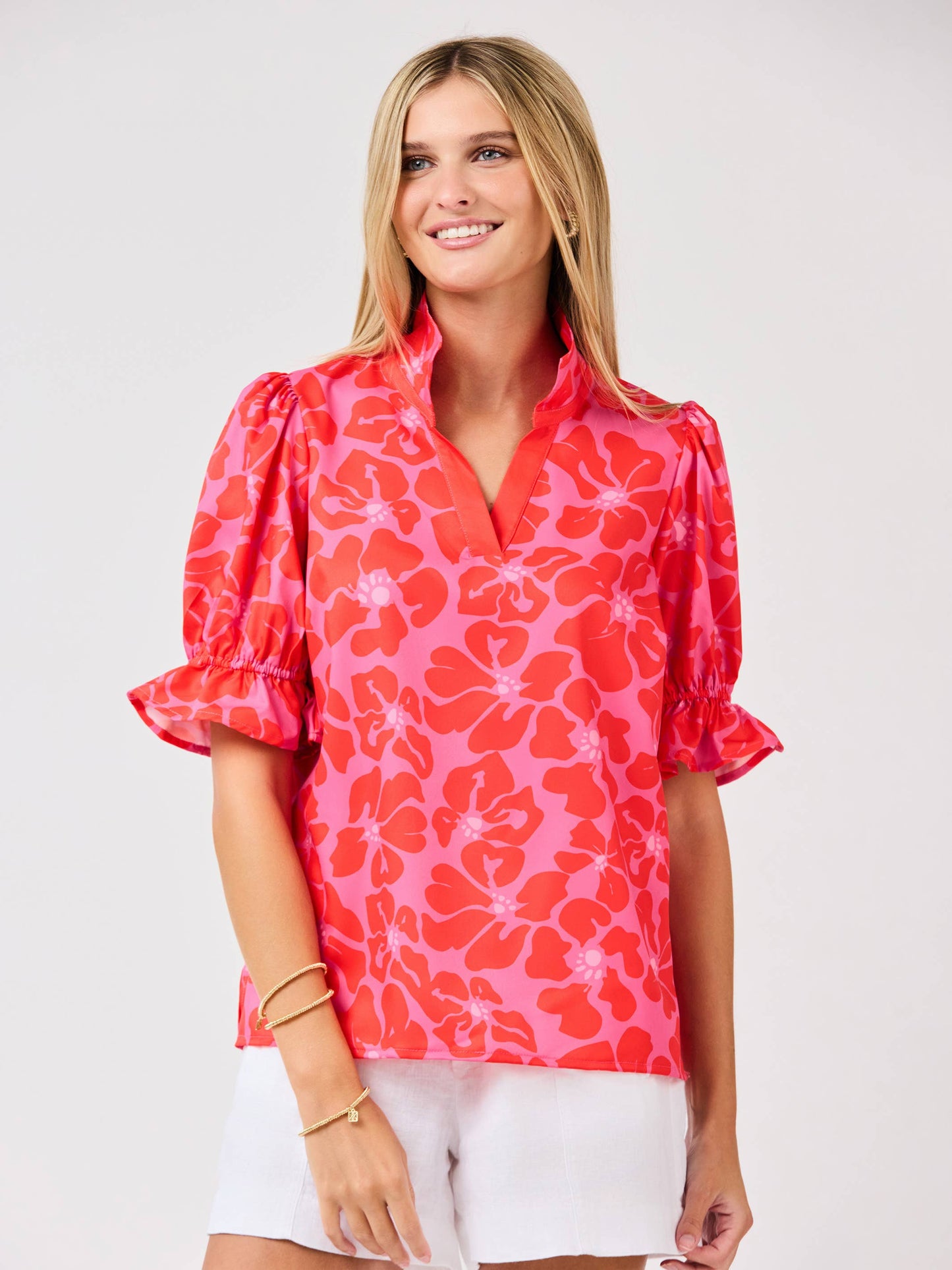 Jessica Top | Garden Samba Pink