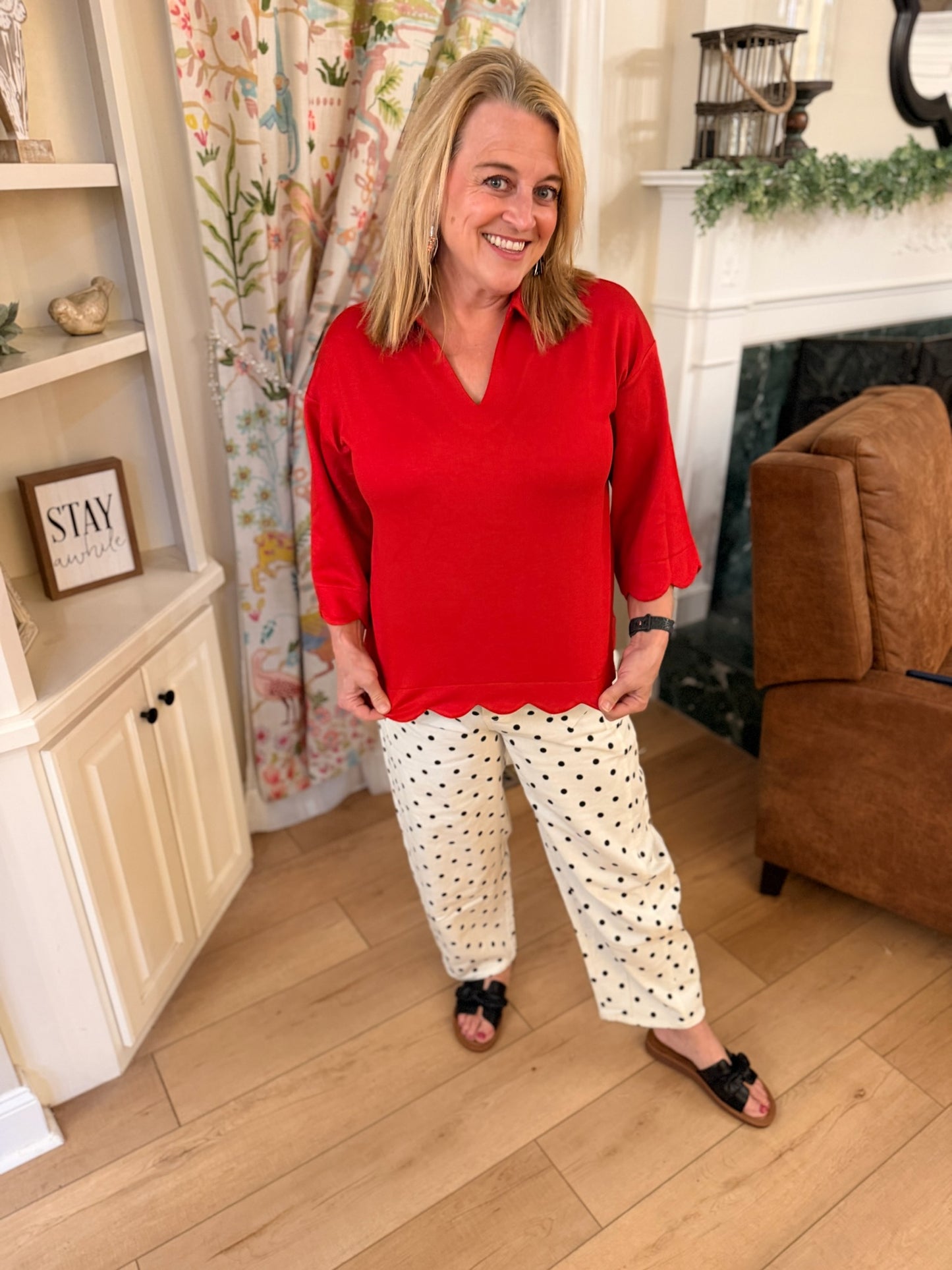 Darling Dot Bow Pants