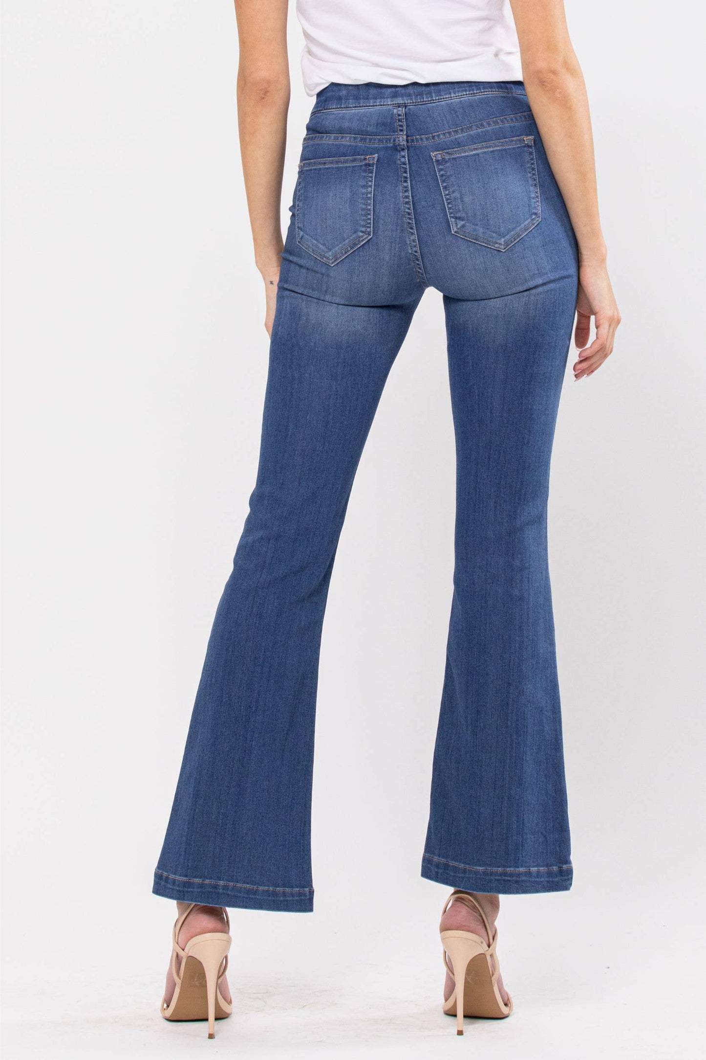Cello Medium Wash Flared Jean 30" Inseam