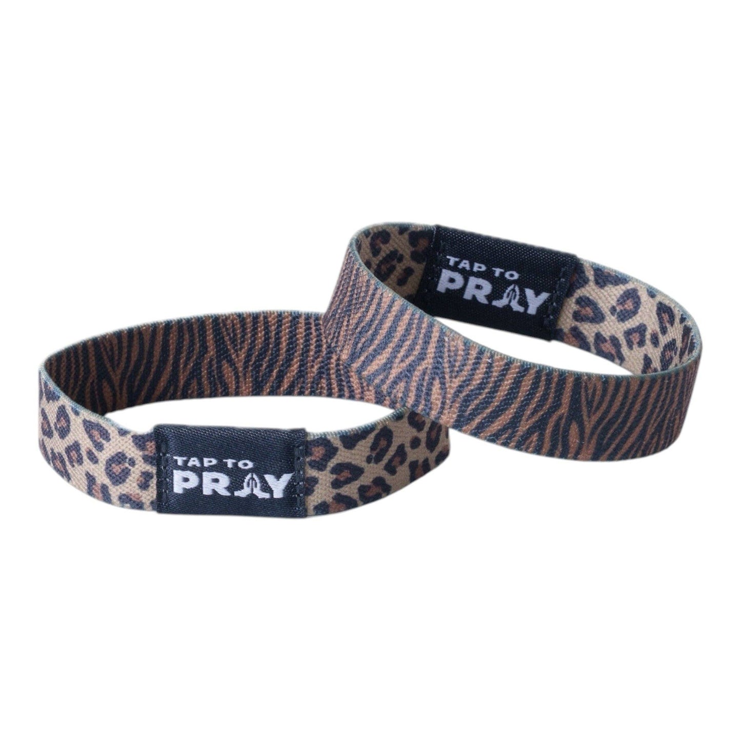Tap To Pray® Wristband – Safari Leopard: Medium