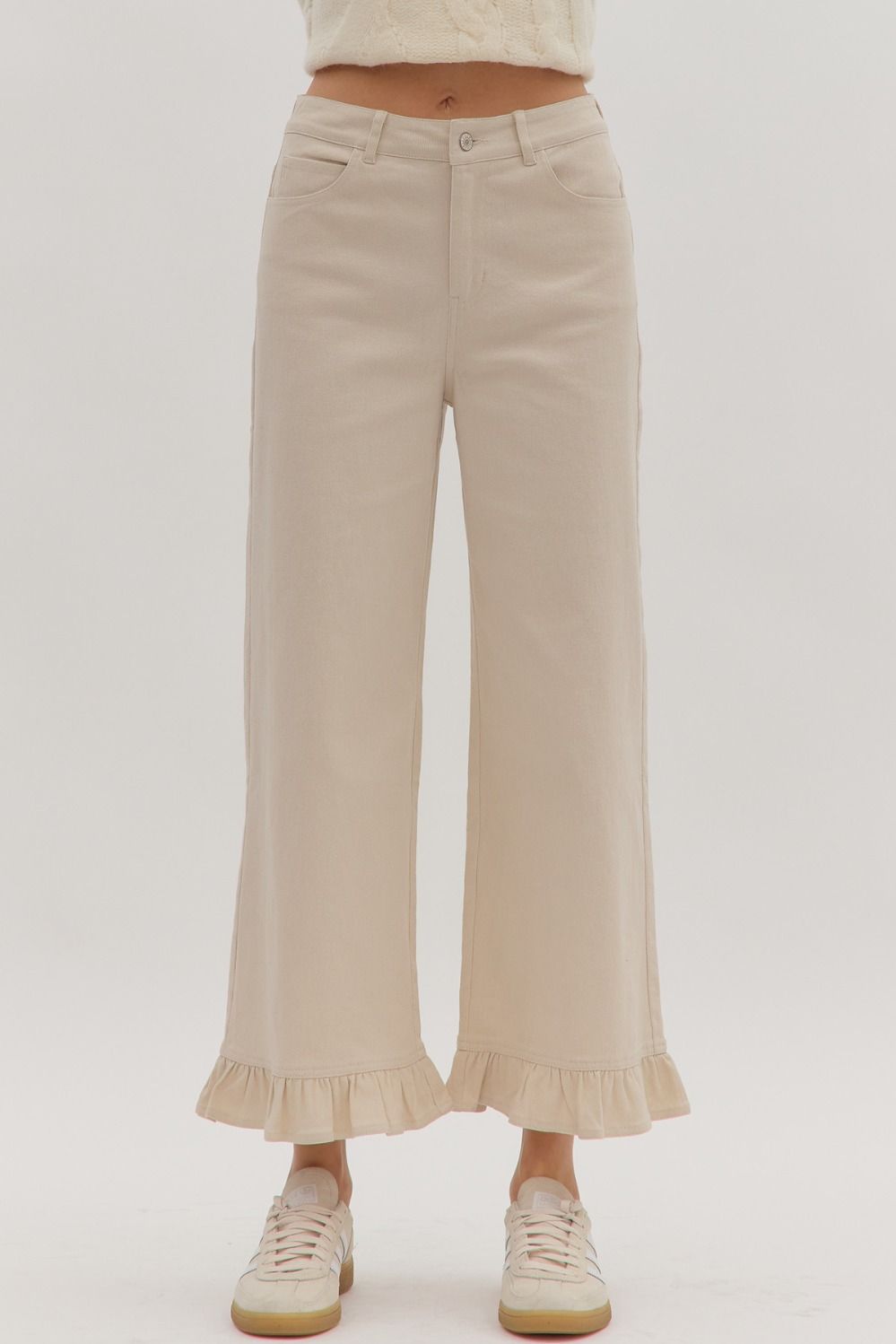Soft & Sweet Ruffle Hem Pants