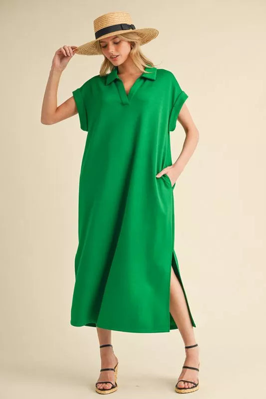 Kelly Green Honeybee’s Favorite Midi