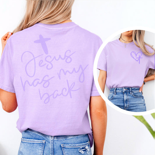 Jesus Has My Back Graphic Tee