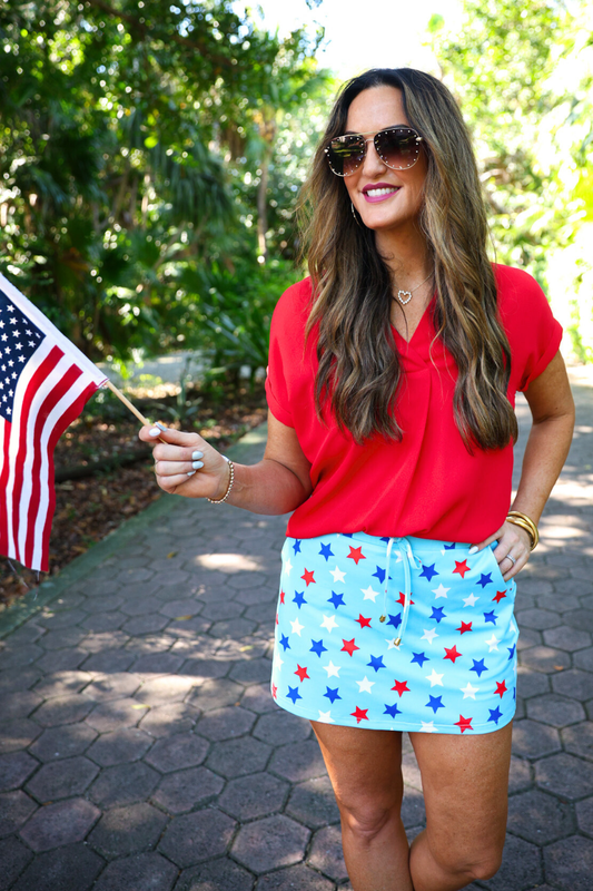 Star Spangled Sweetie Skort