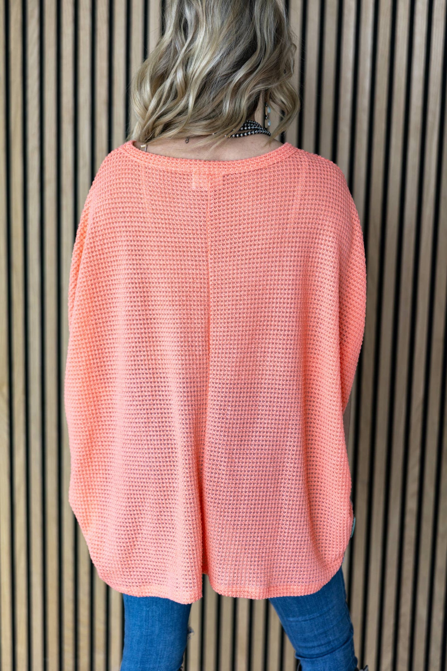 Crochet Oversized Relaxed Fit Poncho Top: NAVY / S/M