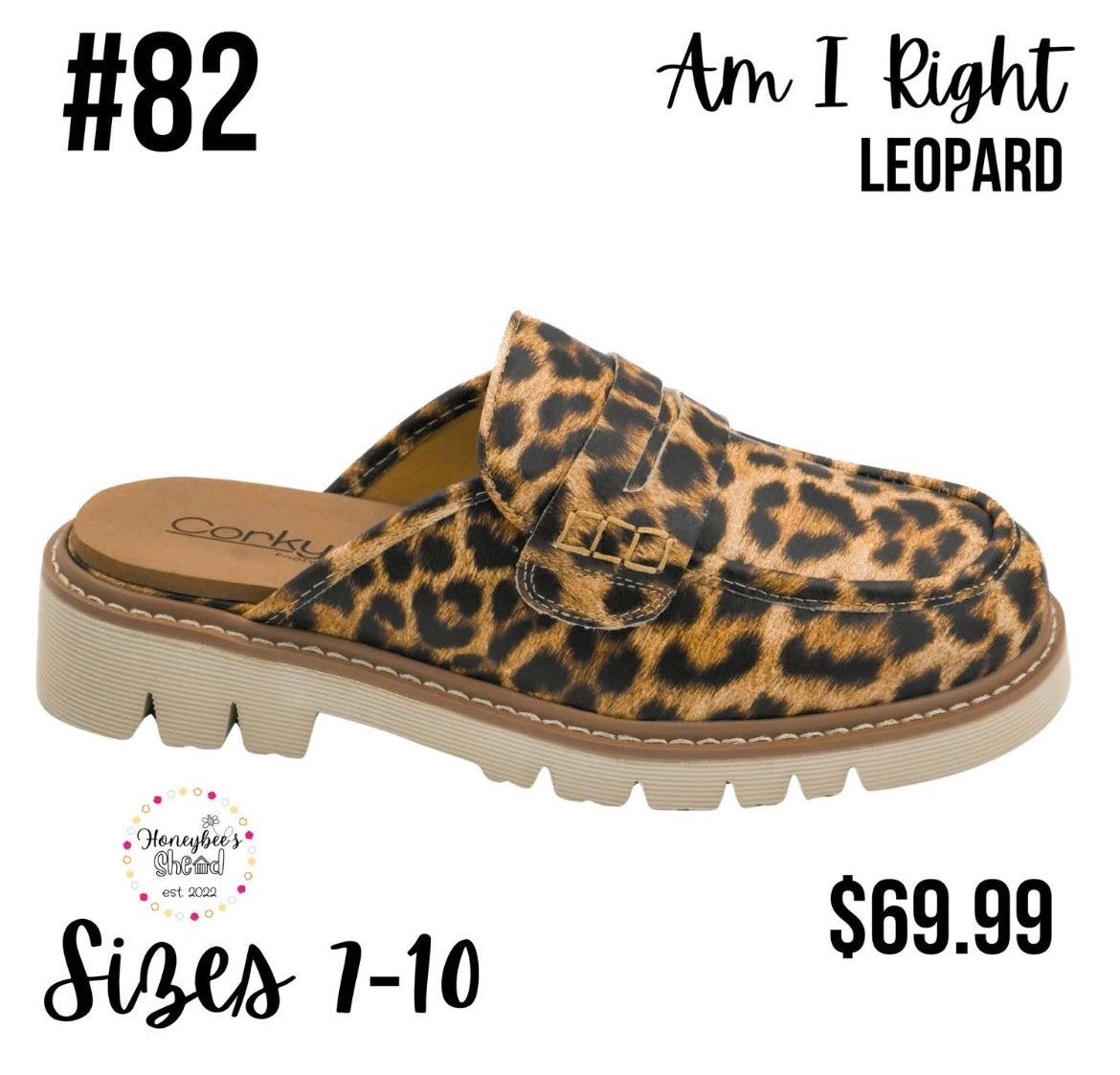 Am I Right Leopard Corkys