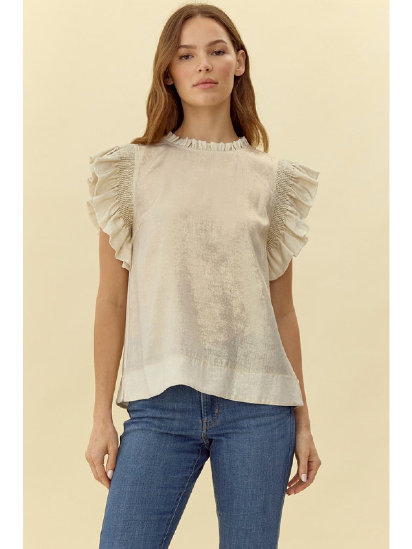 Pretty Pearl Metallic Top