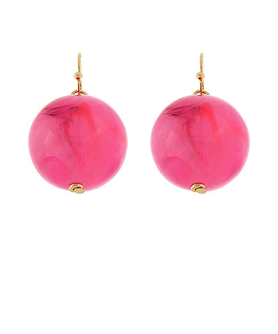 Fuchsia Glow Statement Earrings