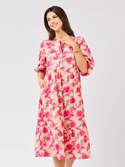 Riley Dress | Daisy Chain Pink