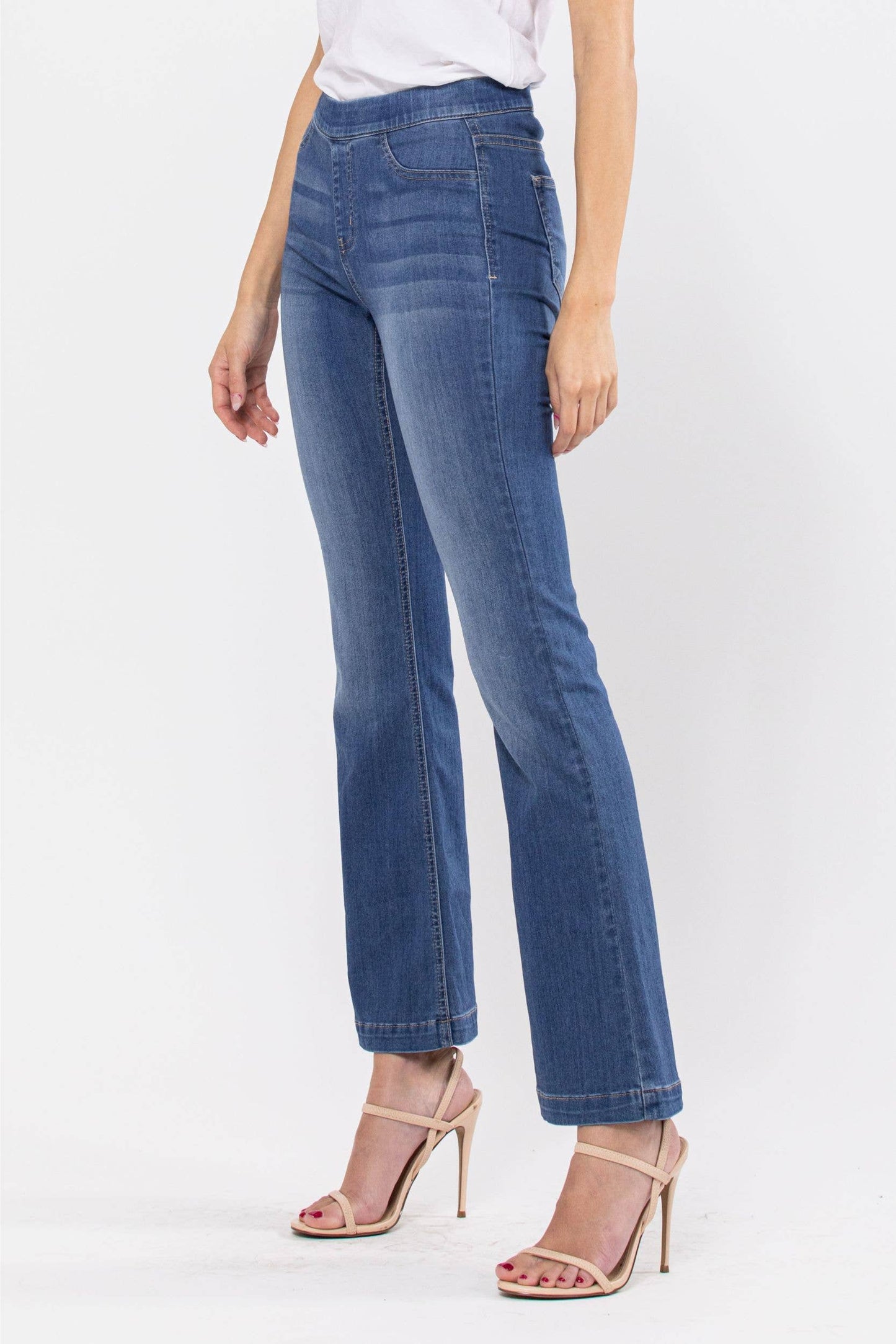 Cello Medium Wash Flared Jean 30" Inseam