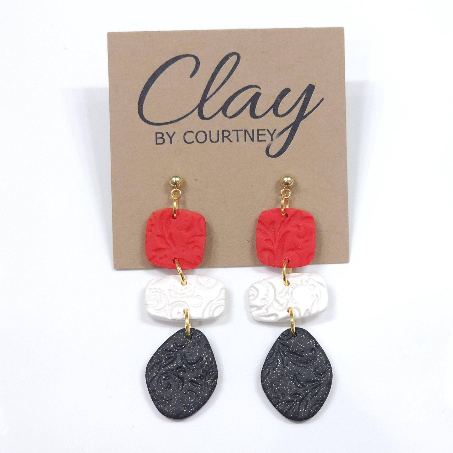Polymer Clay Dangle Earring