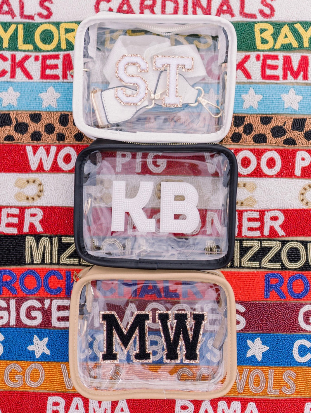 Clear Gameday & Concert Purse: Black