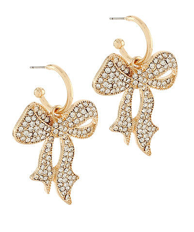 ✨ “Bow Down Sparkle Hoops” ✨