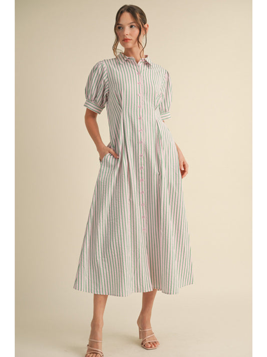 Sweet Tea & Stripes Midi Dress