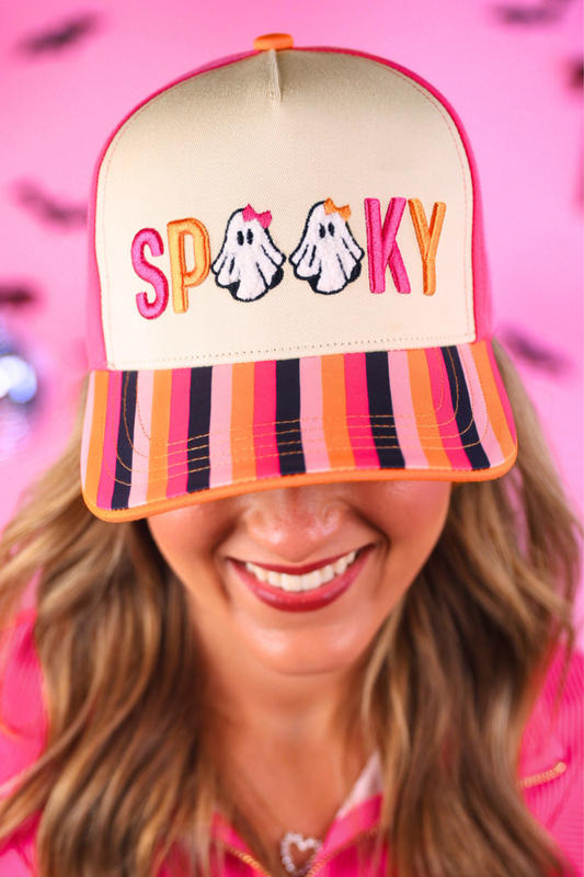 PREORDER- Boo Stripes GiGi Hat