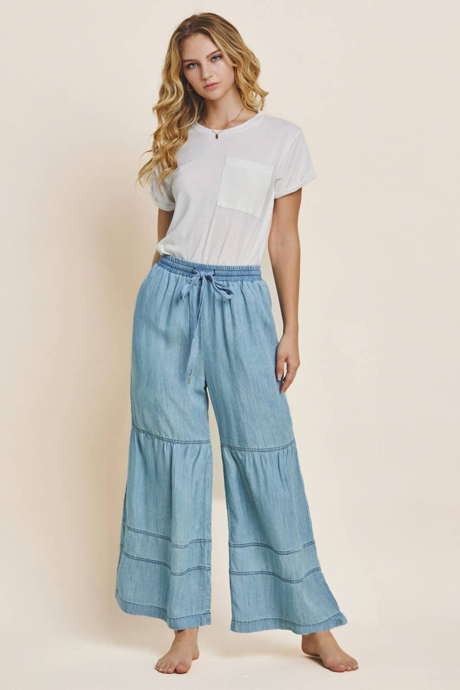 Easy Breezy Chambray Pants