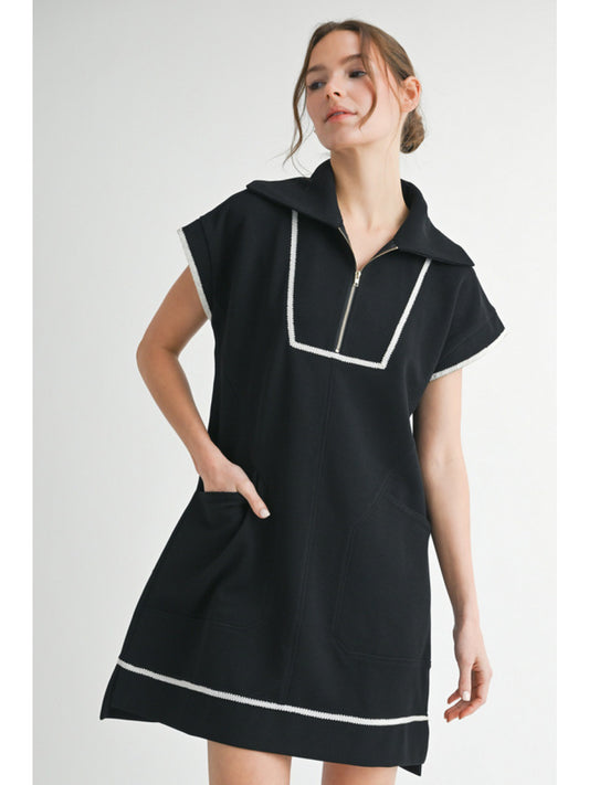 Black Textured Dress