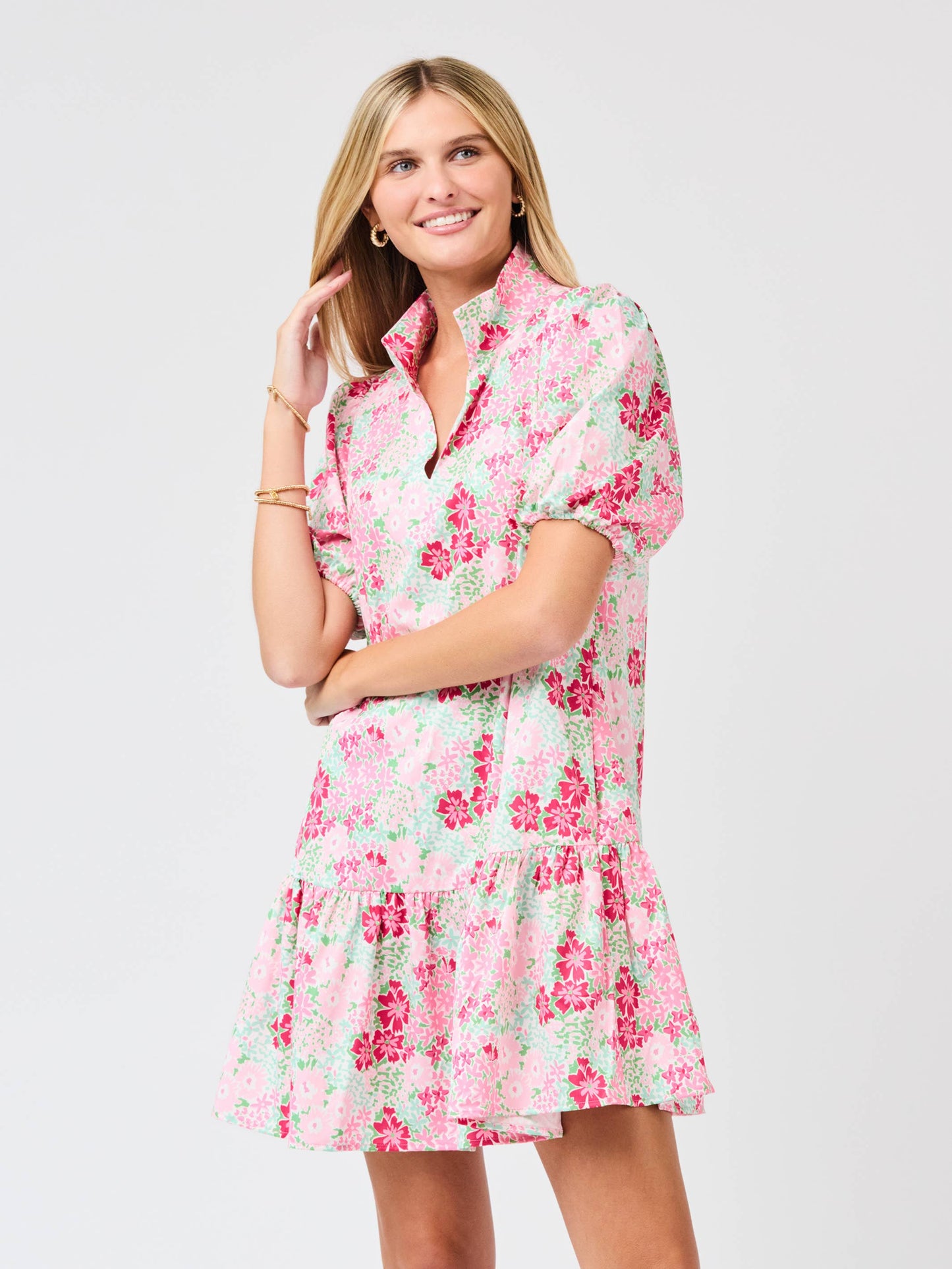Nancy Dress | Petal Perfect Pink: XS