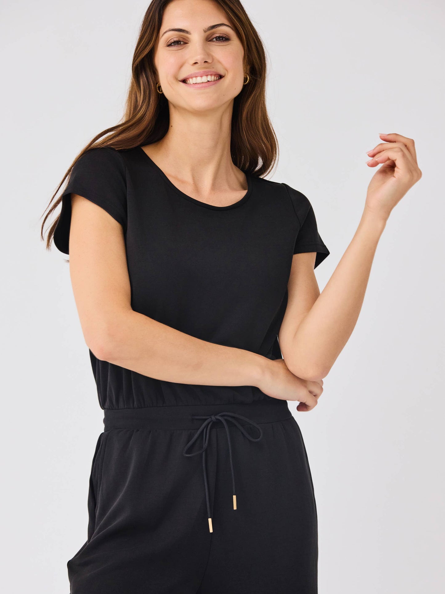 Carlise Jumpsuit | Black: PK S-L