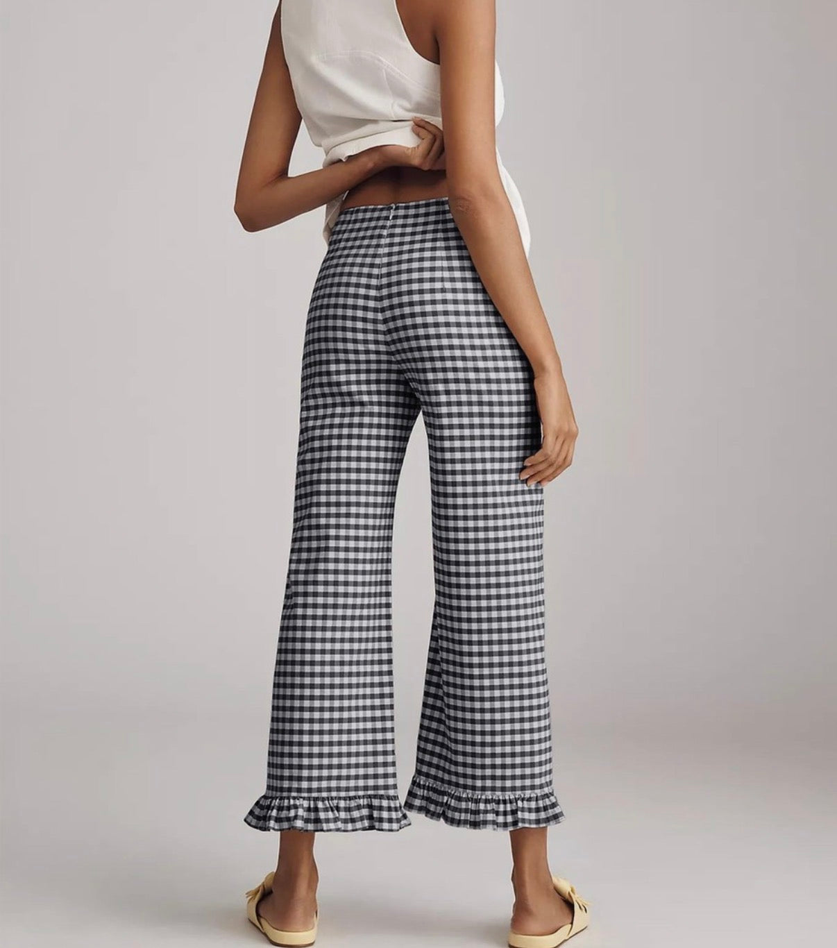 Sweet As Can Bee Gingham Pants