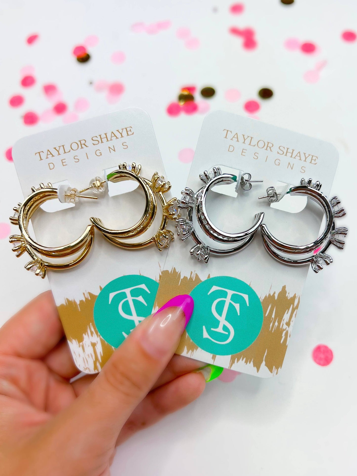 Gold Juliana Hoops