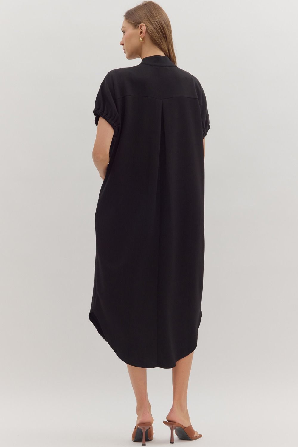 Midnight Ease Midi Dress