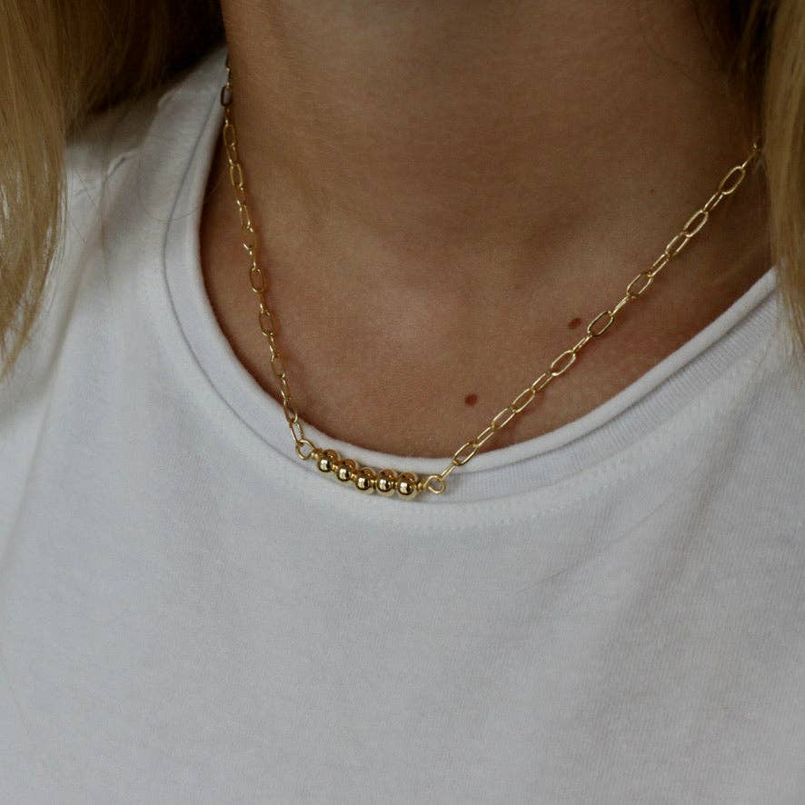 Baby Logan Necklace: Gold