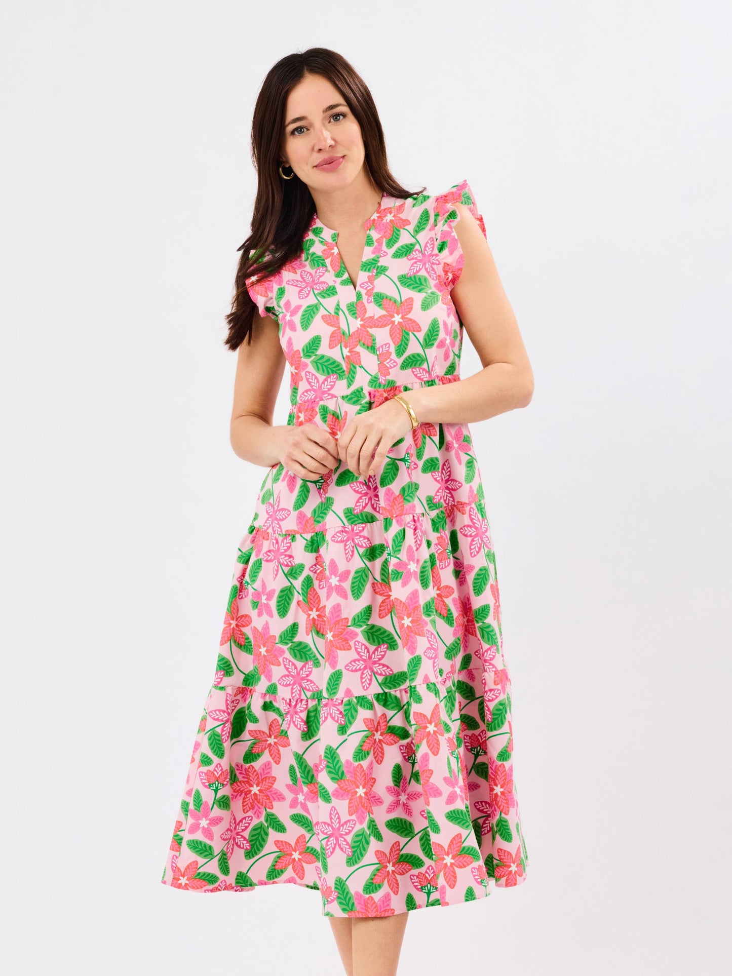 Kari Dress | Island Muse Pink: XS