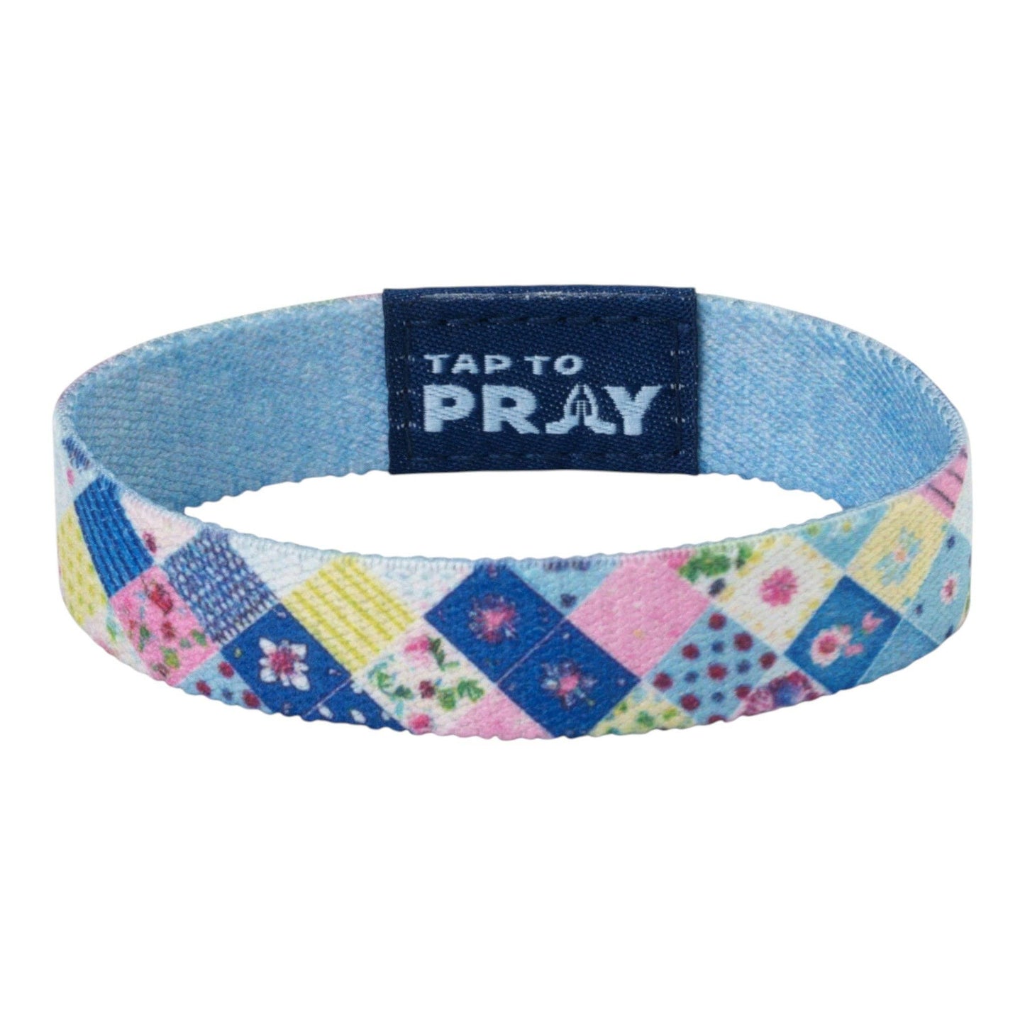 Tap To Pray® Wristband – Patchwork - Love Like Jesus: Medium
