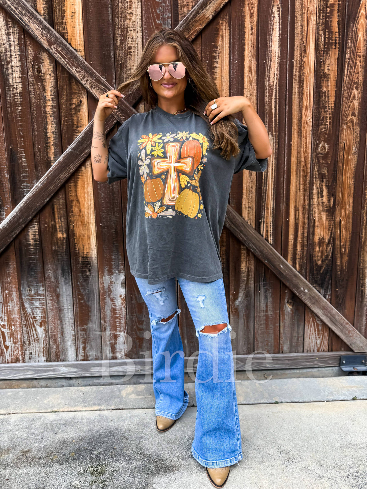 BoHo Cross Graphic Tee