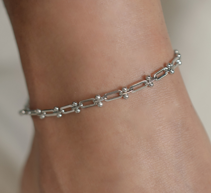 Santorini Anklet (Water Resistant): Gold