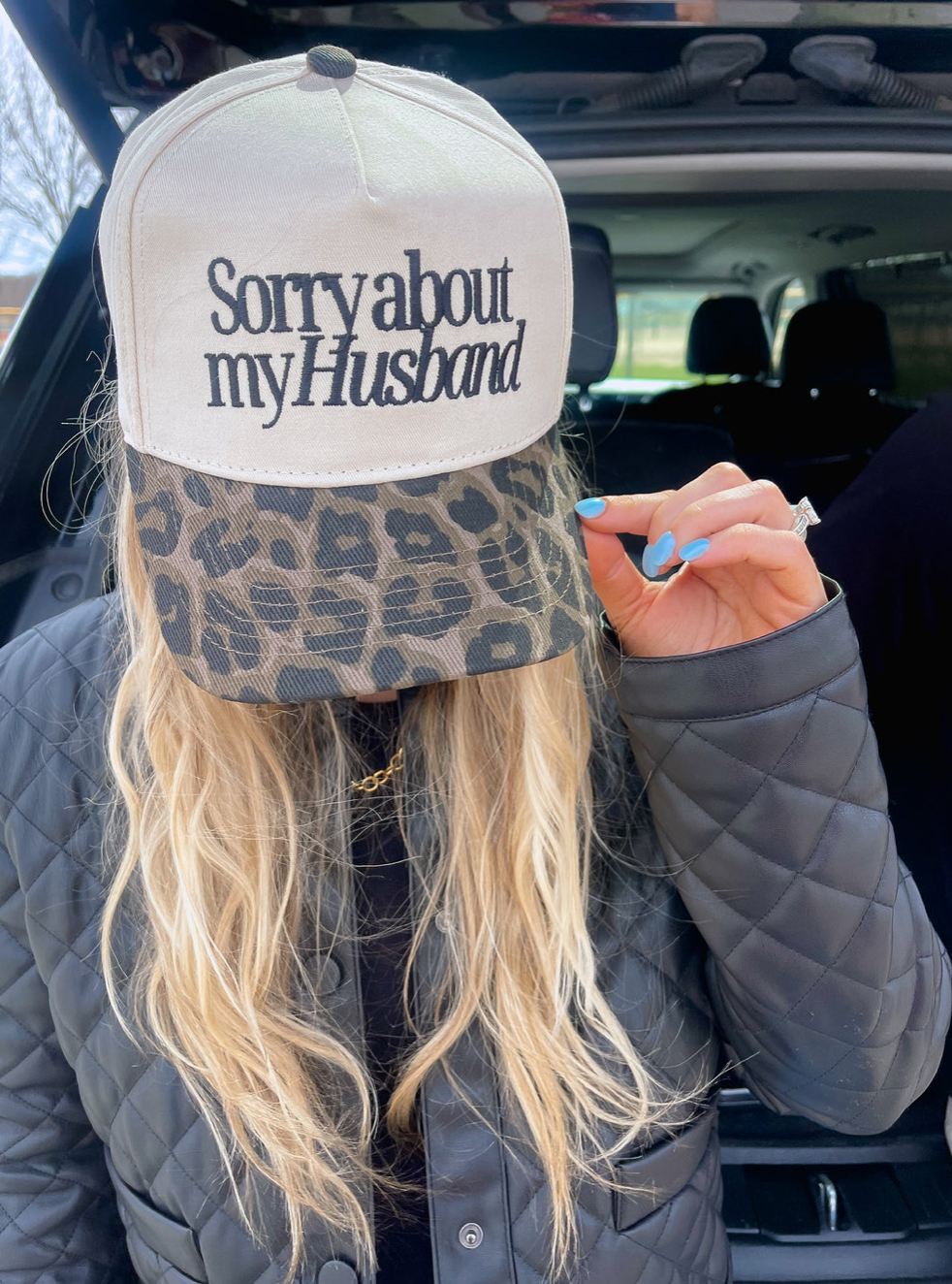 “Sorry ‘Bout My Husband” Trucker Hat