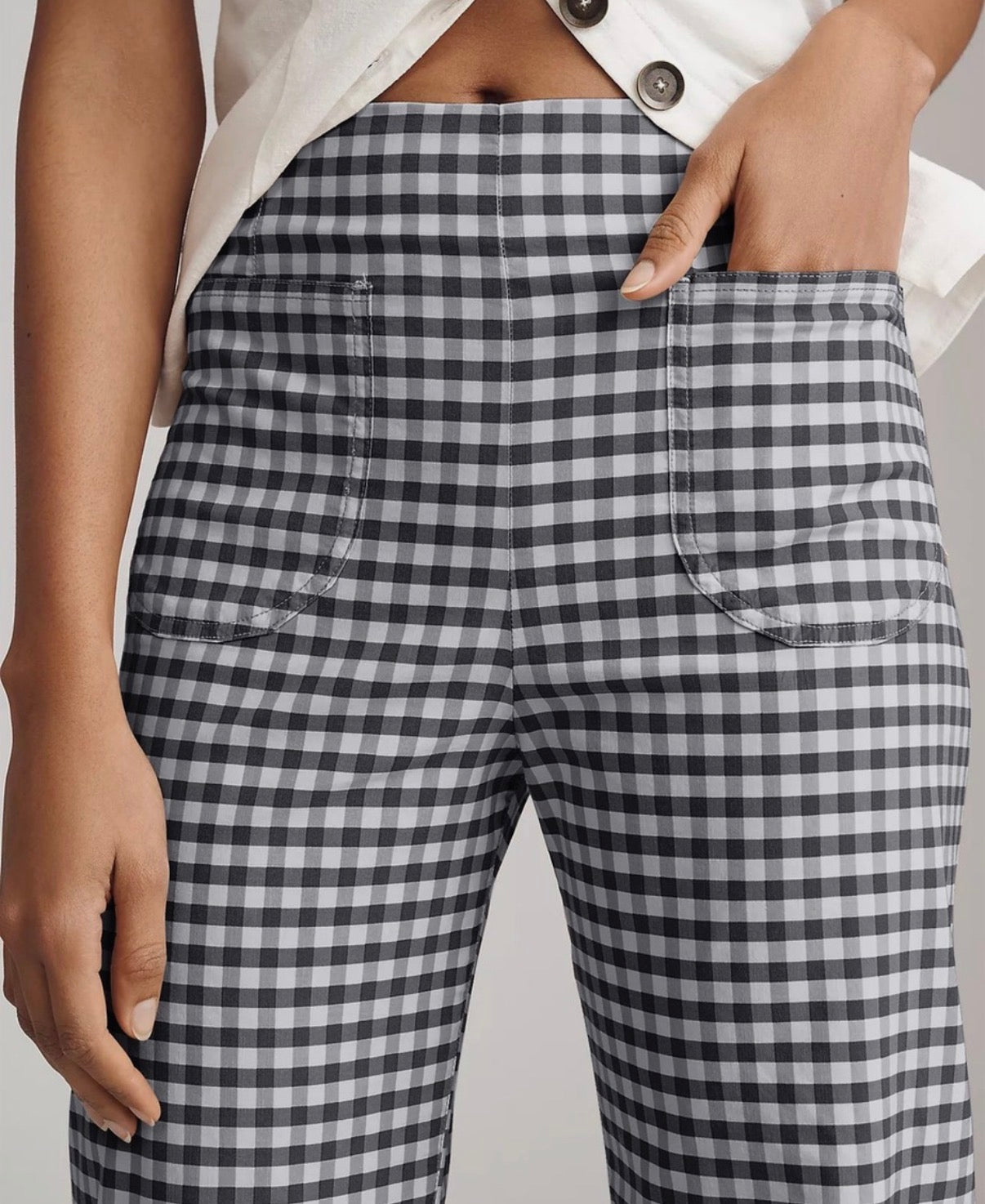 Sweet As Can Bee Gingham Pants