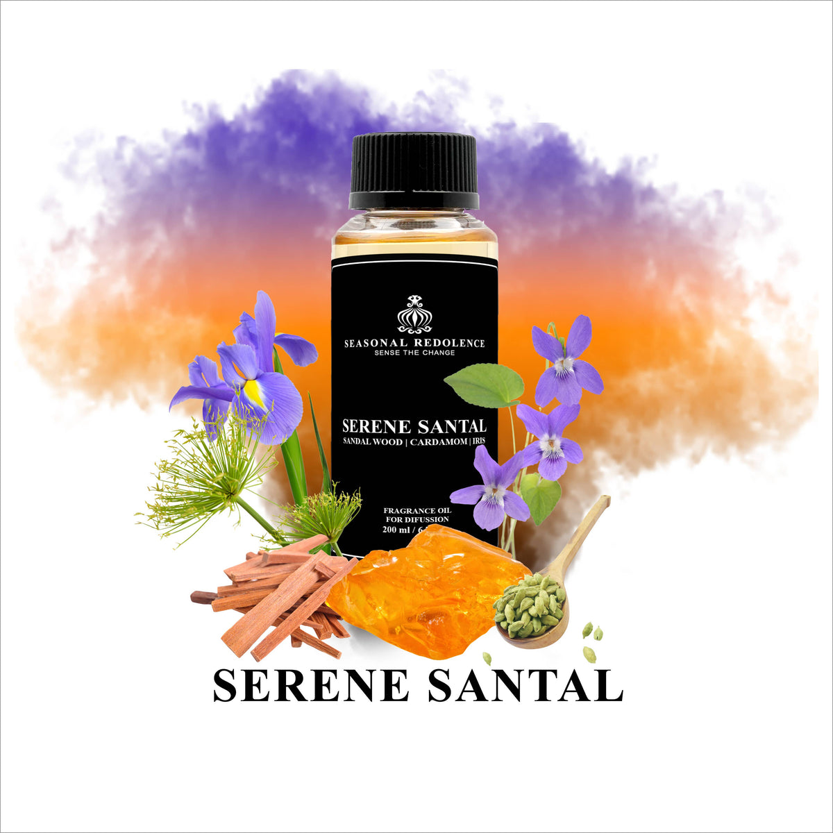 Serene Santal Luxury Home Oil Diffuser Scent: 50 ml