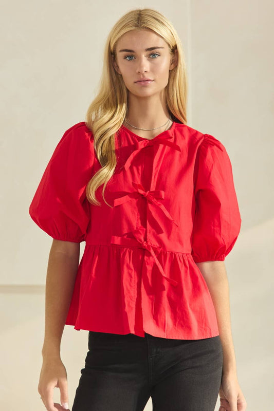 Red & Ready Top