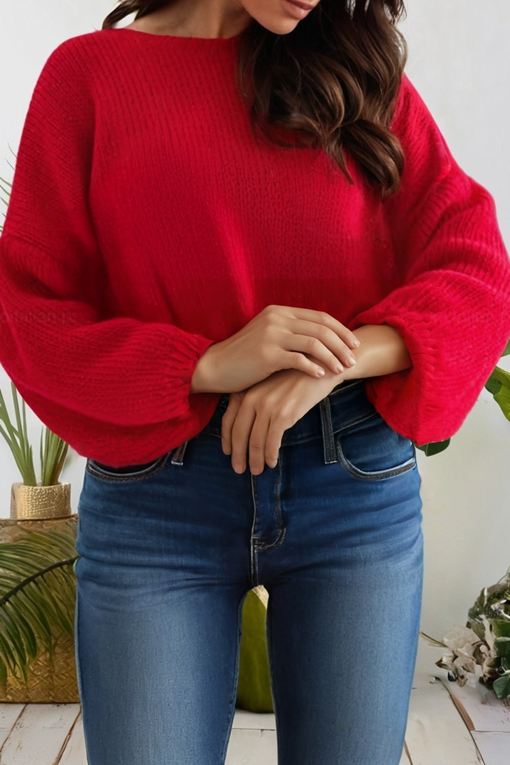 Be Mine Bow Back Sweater