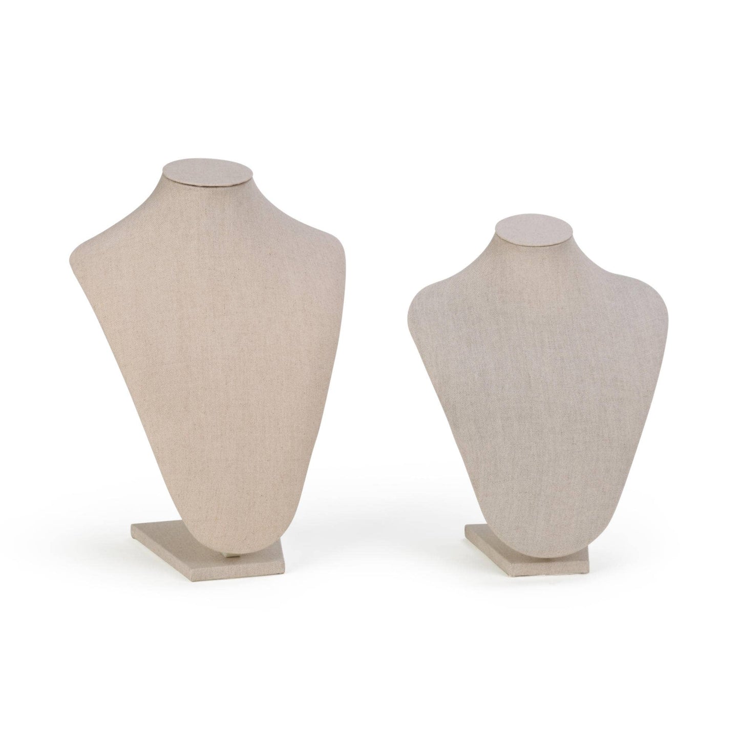 Linen Neck Forms - Cream: Cream / Large