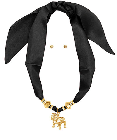 Georgia Satin Scarf Necklace