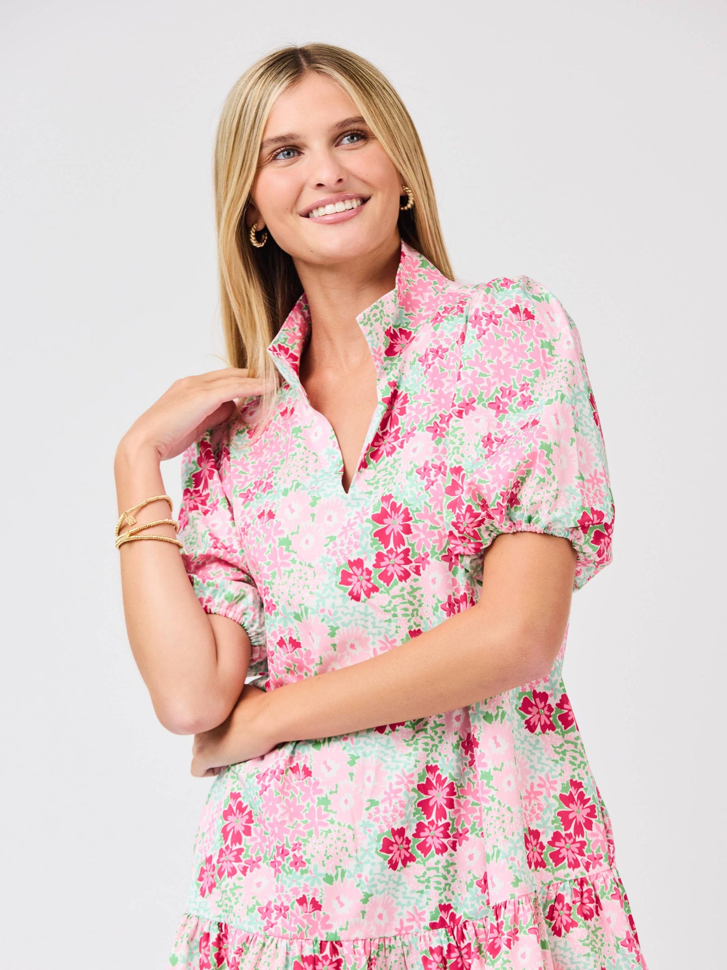 Nancy Dress | Petal Perfect Pink: XS