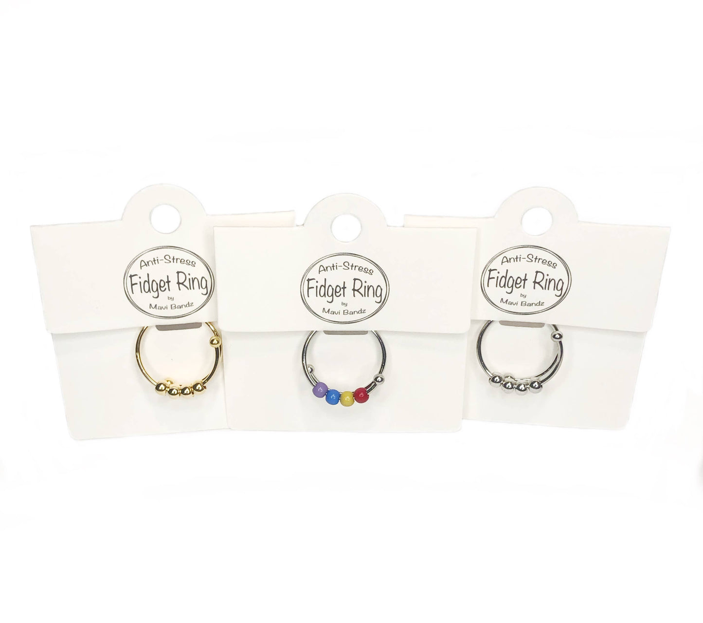 Fidget Anti Anxiety Gold Ring