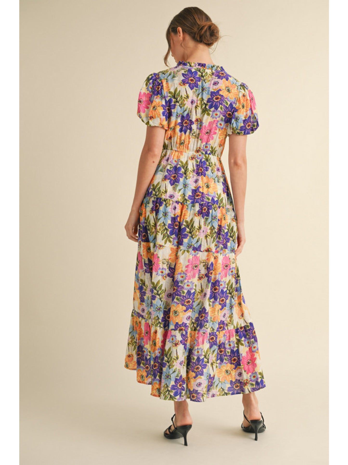 Sunset Meadow Maxi Dress