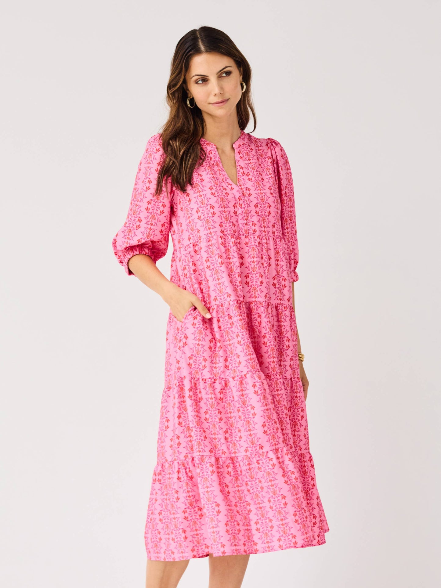 Cameron Dress | Heirloom Vine Pink