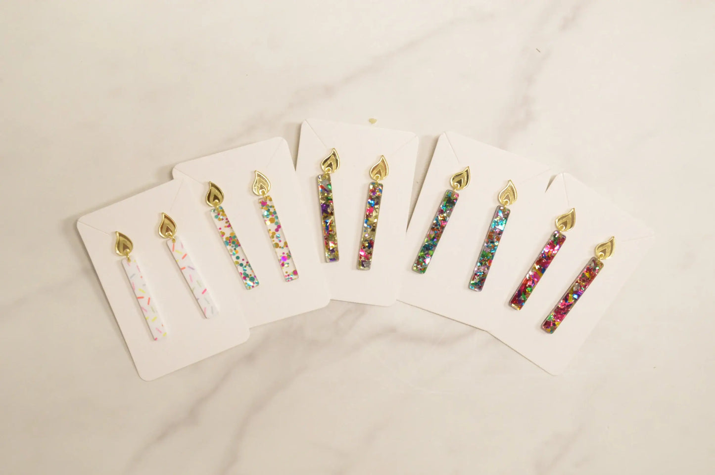 Candle Earrings, Celebration Earrings, Birthday Earrings