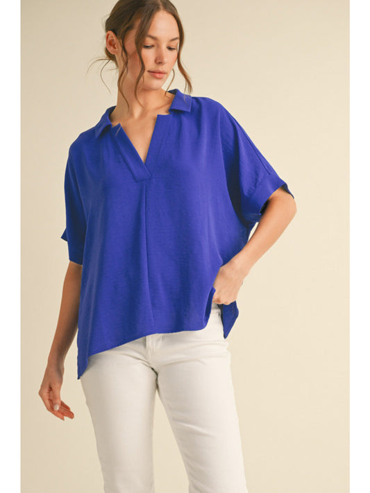 The Bleu Luxe Top