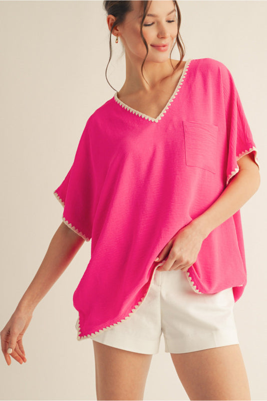Hot Pink Fizz Top