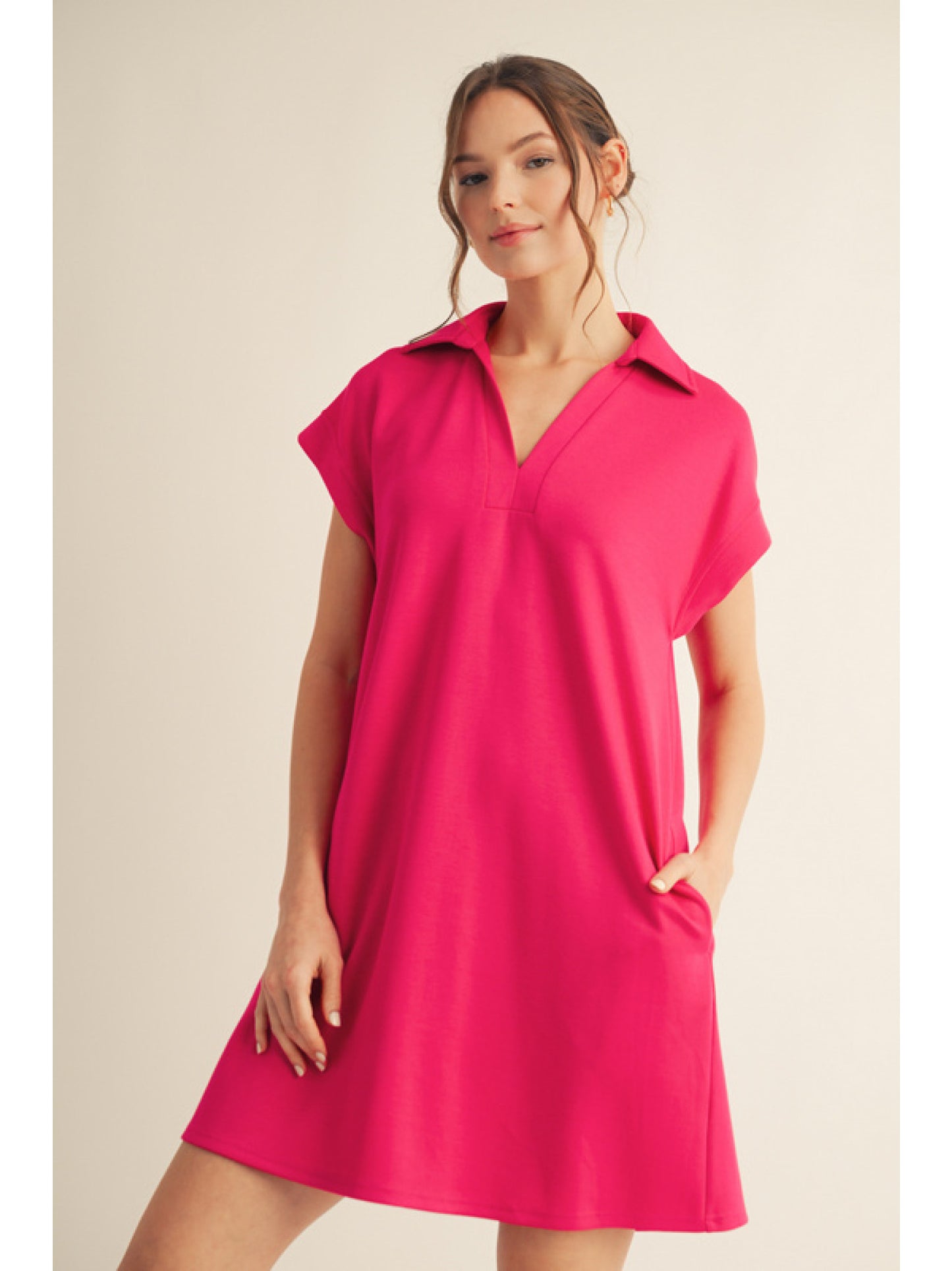 Pretty In Pink Polo Dress