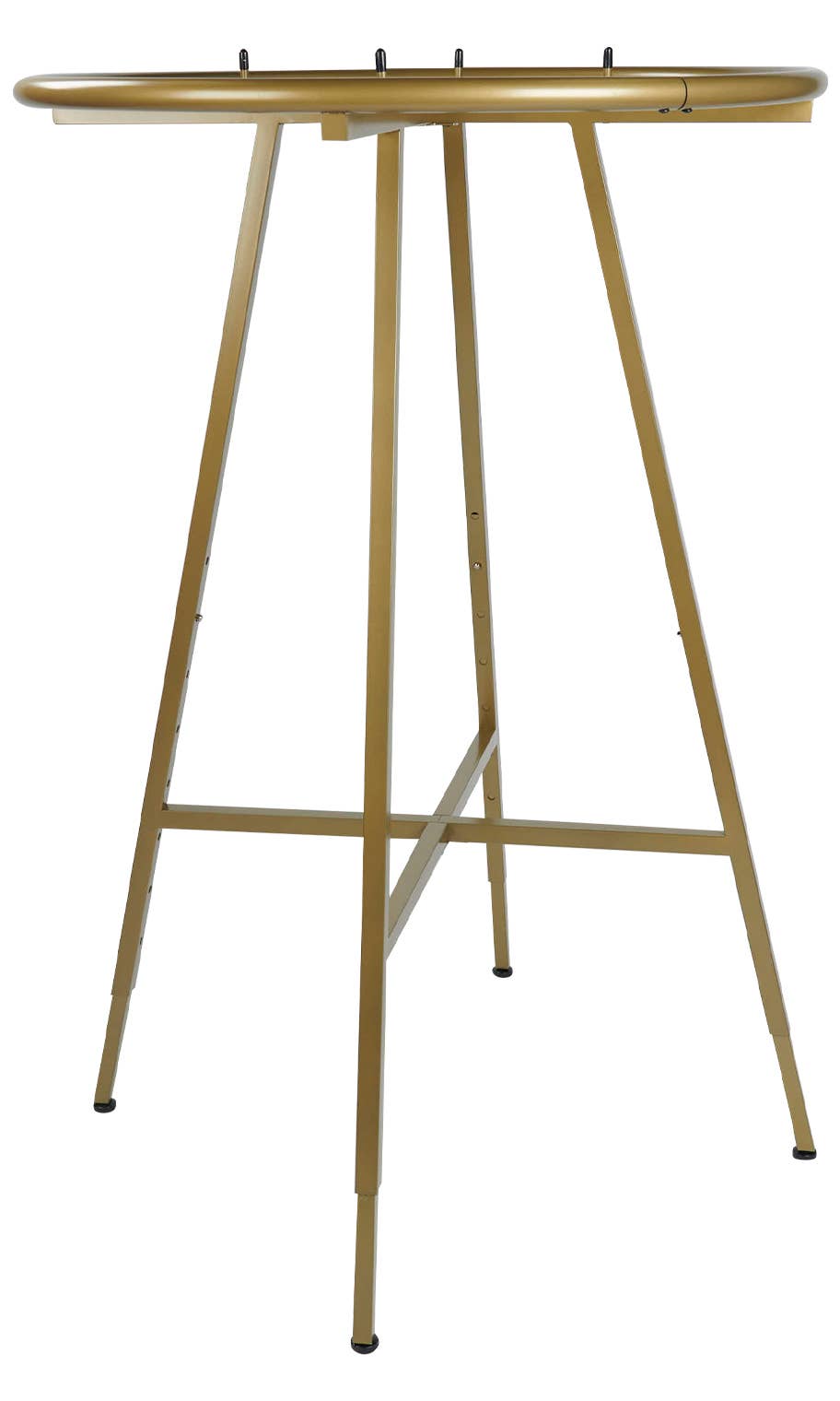 Gold Collapsible Round Clothing Rack