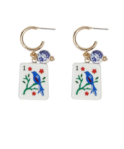 Bluebird Charm Mahjong Hoops