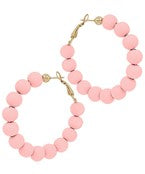 Blush Pink Ball of Fun Hoops