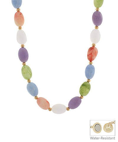 Pastel Dreams Marble Necklace